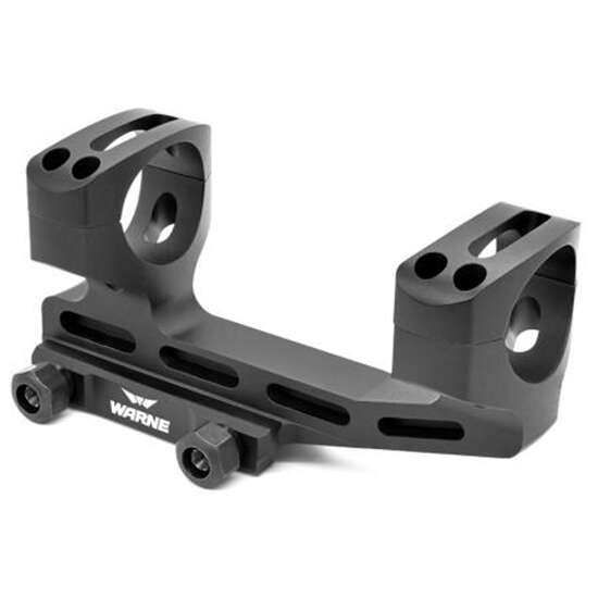 Scope Mounts Warne Scope Mounts Ready Series Warne MSR Super High 1.9" 30mm MSR Mount Black